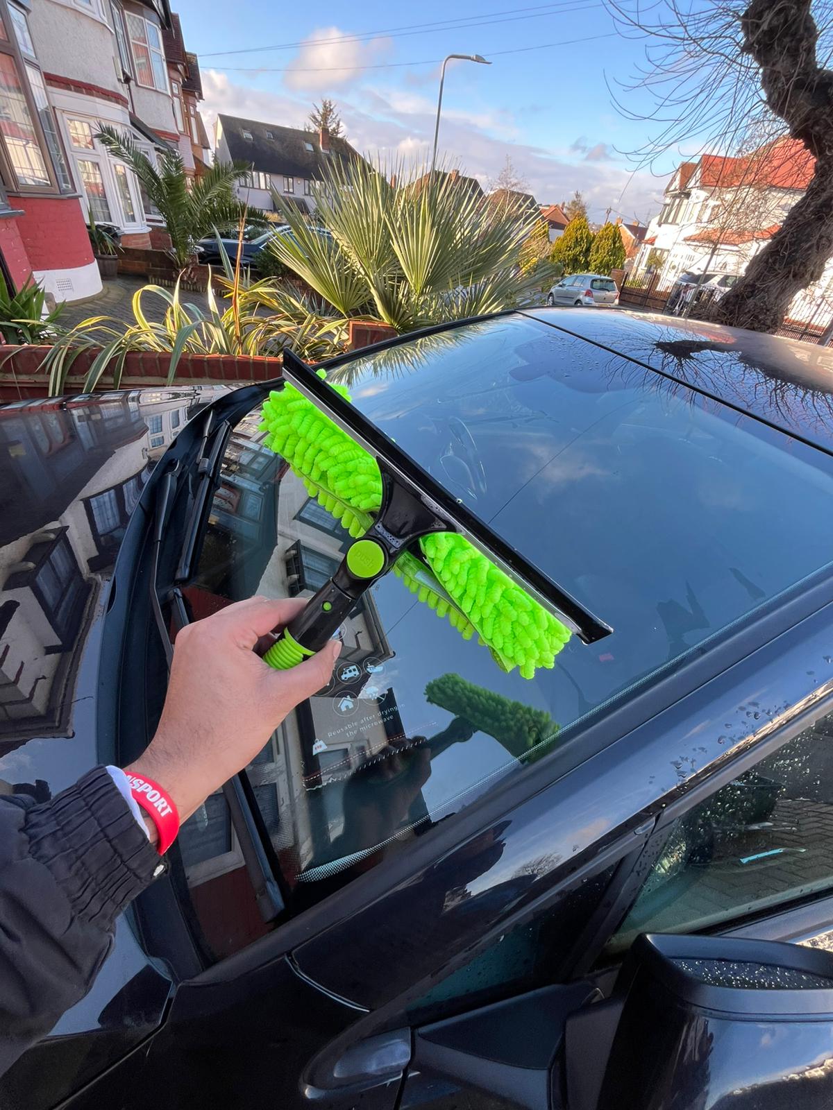 Telescopic Extendable Window Cleaner Equipment Glass Cleaning 4.5m Squeegee