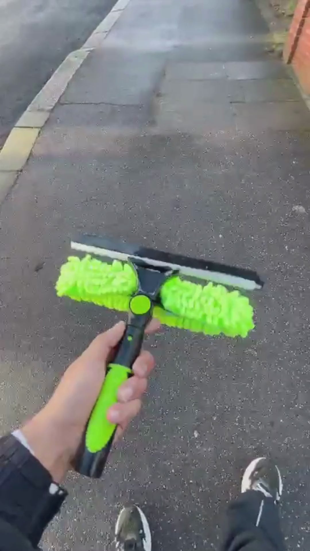 Telescopic Extendable Window Cleaner Equipment Glass Cleaning 4.5m Squeegee